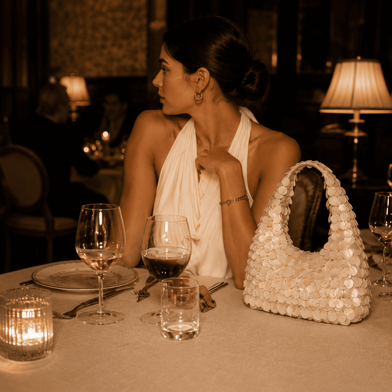 Luxury Handmade Natural Shell Handbag | Elegant Beach Tote Bag for Women