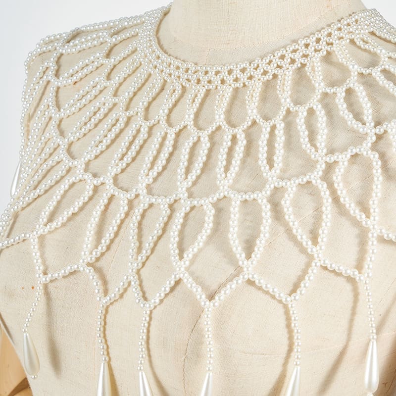 Luxury Pearl Cape - Handcrafted with Precision