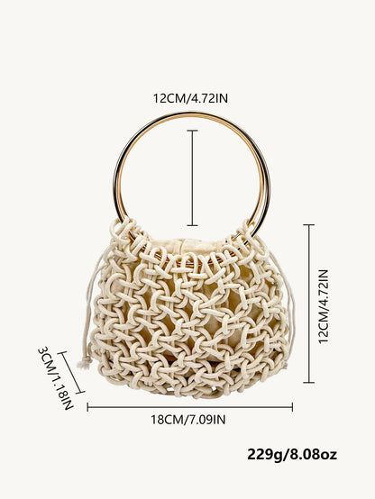 2026 French Handmade Rope Woven Bag | Women’s Summer Tote