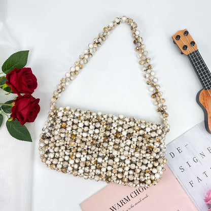 Handwoven Beaded Shoulder Bag