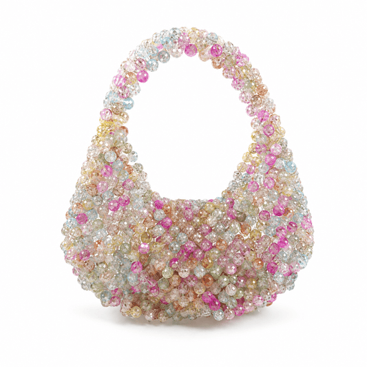 Luxury Pearl Wedding Handbag | Handmade Beaded Evening Purse for Brides & Party - LHMCRAFTS
