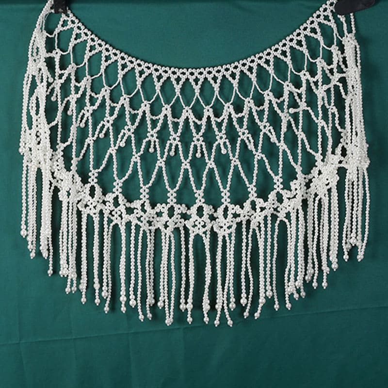 Artisan Pearl Shawl - Unique Design, Handcrafted with Love