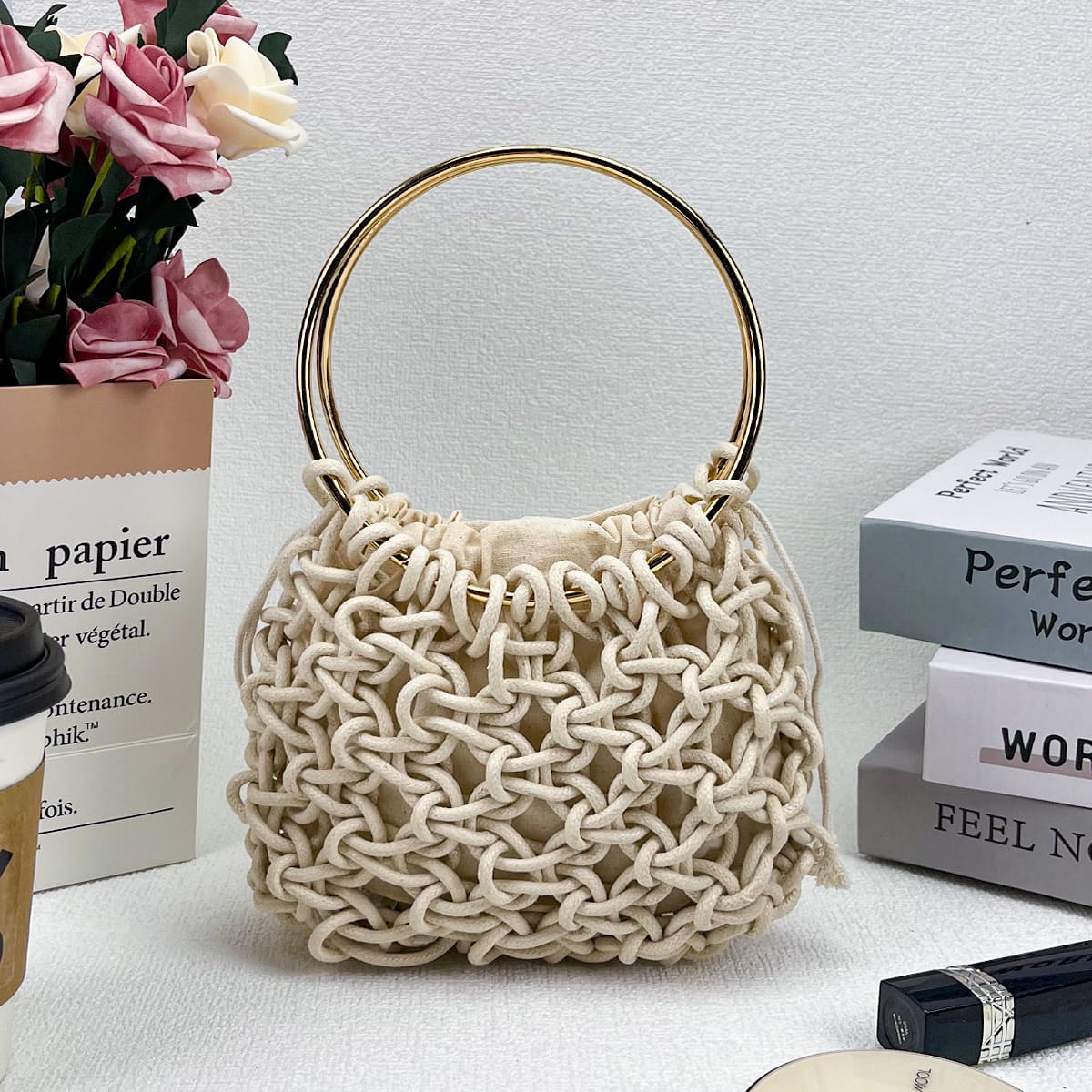2026 French Handmade Rope Woven Bag | Women’s Summer Tote