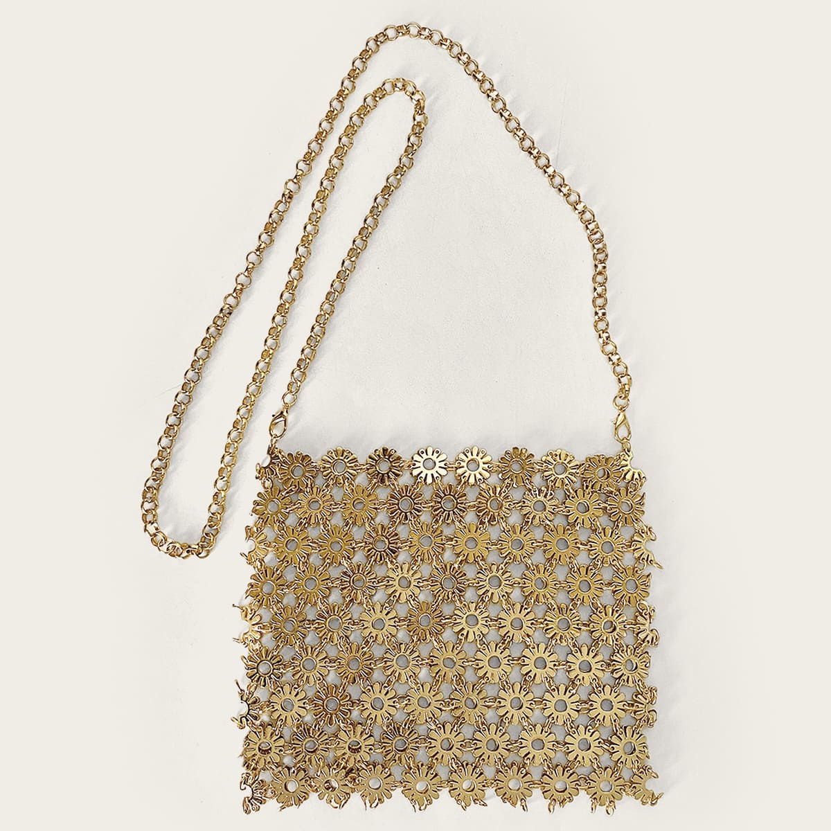 Handmade Metal Chain Evening Bag – Luxury Party Clutch for Women