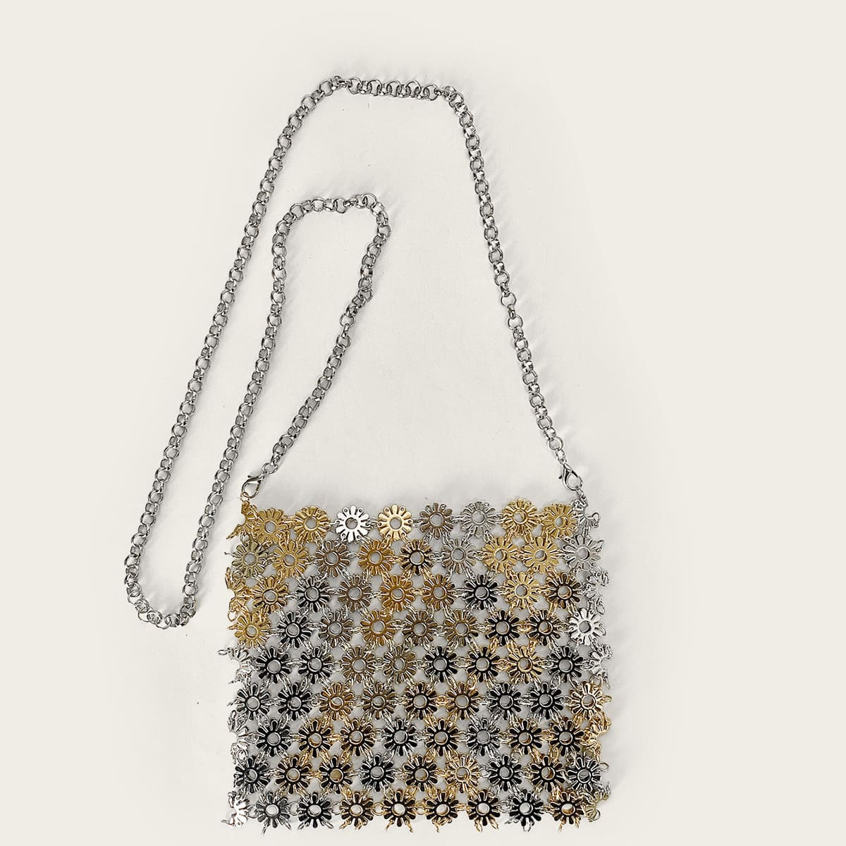 Handmade Metal Chain Evening Bag – Luxury Party Clutch for Women