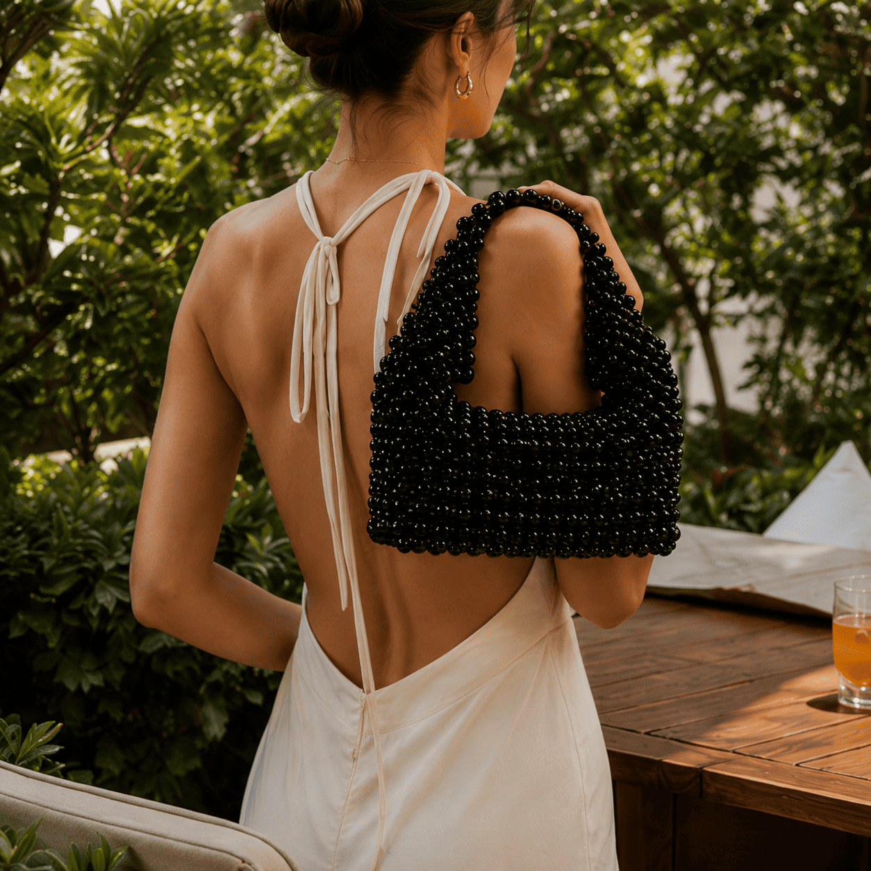 Elegant Pearl Beaded Purse | Handmade Luxury Handbag for Women