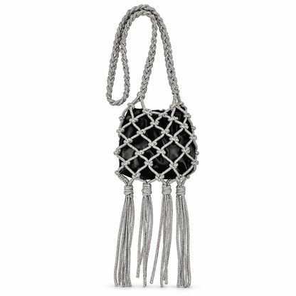Luxury Rhinestone Mesh Bag | Elegant Party & Evening Purse