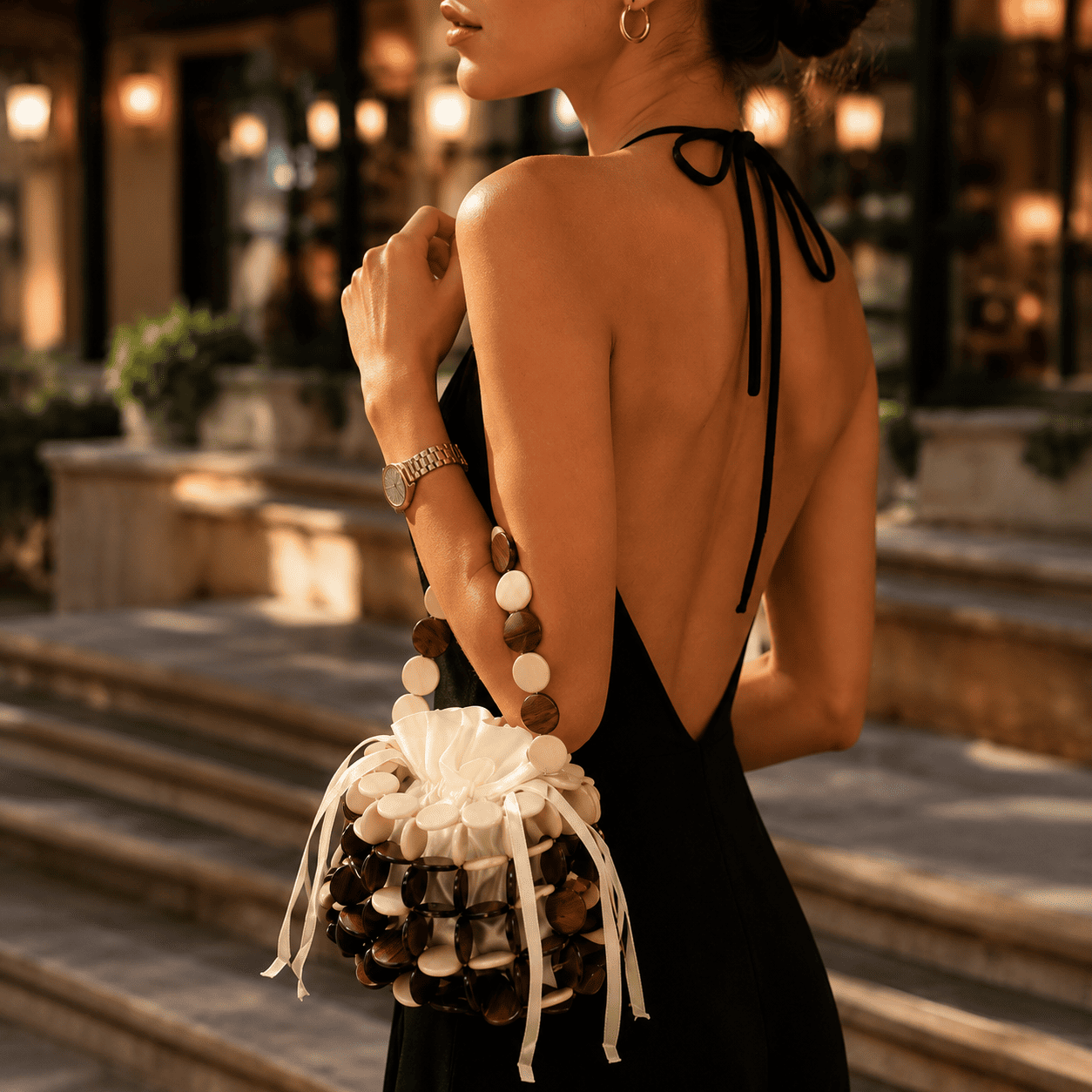 Luxury Handmade Pearl Handbag | Elegant Beaded Purse for Wedding & Party