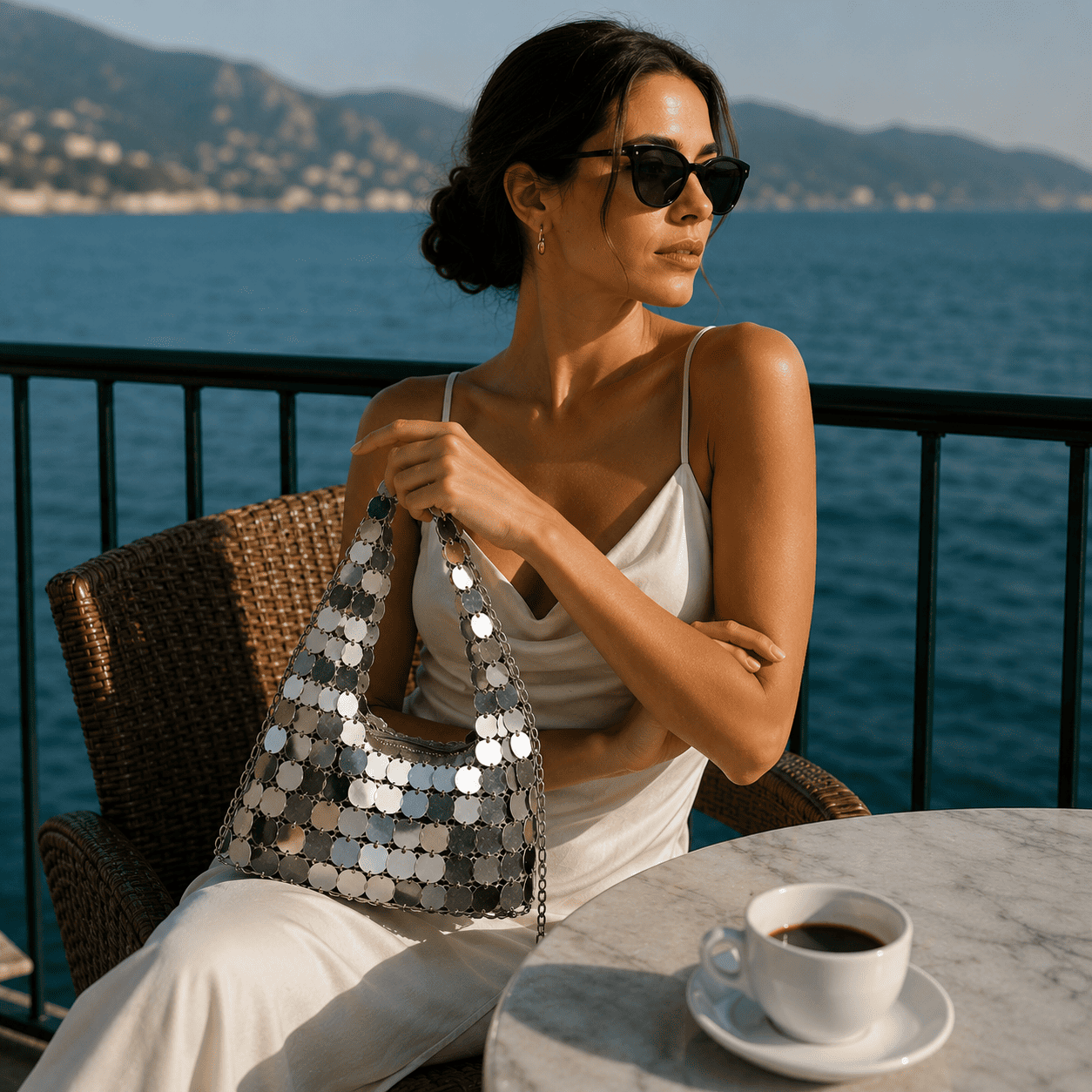 Women's Luxury Pearl Beaded Handbag for Wedding & Party